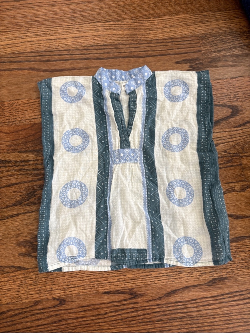 Emerson Fry Kids Casual Top in Cream, Blue, Green